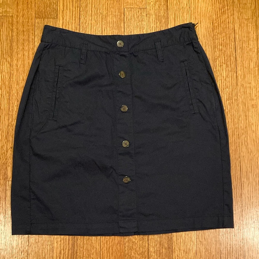 Old Navy Blue Cotton Skirt Size 8